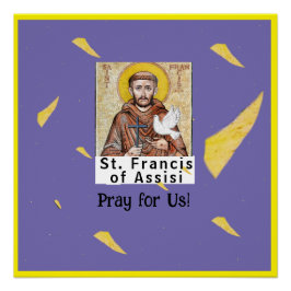 Póster San Francisco de Asís