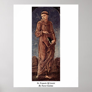Póster San Francisco De Asís Por Tura Cosimo