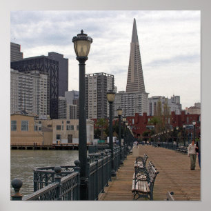 Póster San Francisco del embarcadero 39