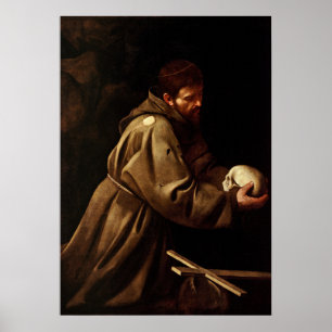 Póster San Francisco en oración