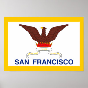Póster San Francisco Flag