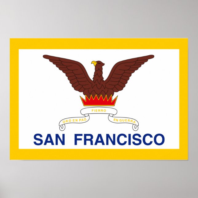 Póster San Francisco Flag (Frente)