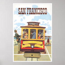 Póster San Francisco Print California Travel Poster