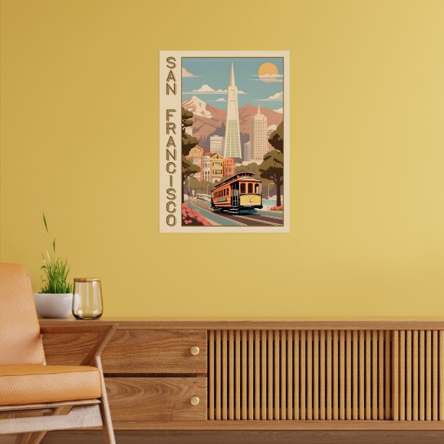 Póster San Francisco Retro (Salón 2)