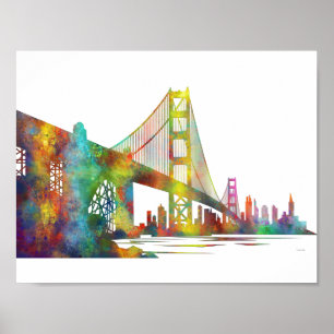 PÓSTER SAN FRANCISCO SKYLINE