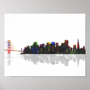 Póster San Francisco Skyline