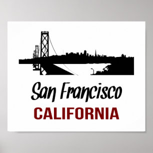 Póster San Francisco  (standard picture frame size)