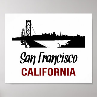 Póster San Francisco (standard picture frame size)