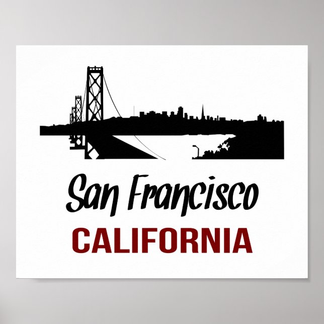 Póster San Francisco  (standard picture frame size) (Frente)