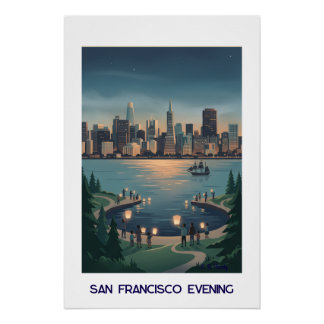 Póster San Francisco Tarde