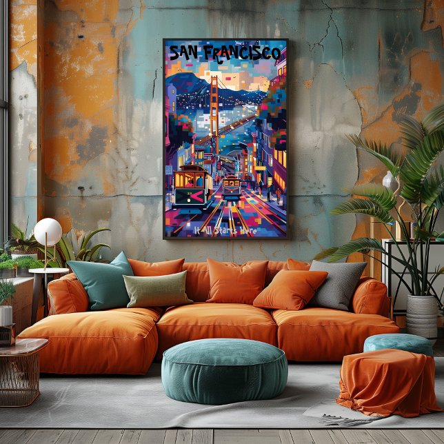 Póster San Francisco: Todo Comienza Aquí. Contemporáneo. (Subido por el creador)