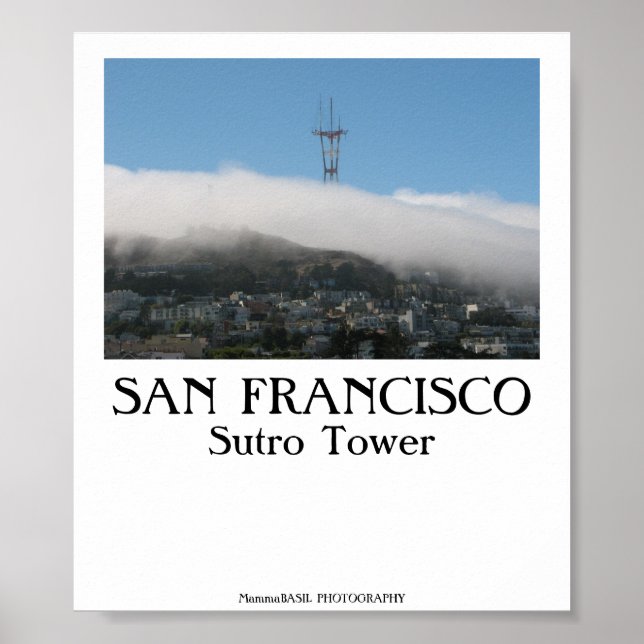 Póster San Francisco - Torre Sutro (Frente)