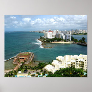 Póster San Gerónimo y Condado, Puerto Rico
