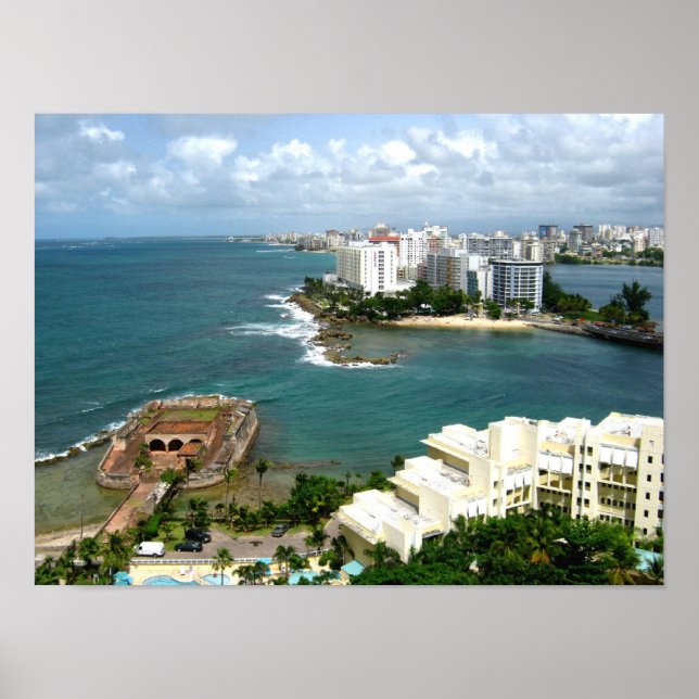 Póster San Gerónimo y Condado, Puerto Rico (Frente)