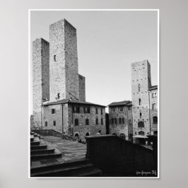 Póster San Gimignano Towers