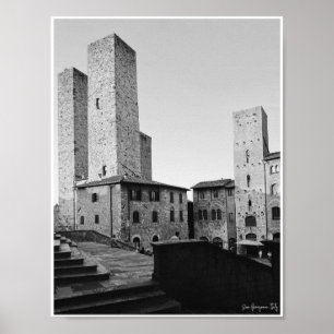 Póster San Gimignano Towers