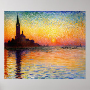 Póster San Giorgio Maggiore en Dusk