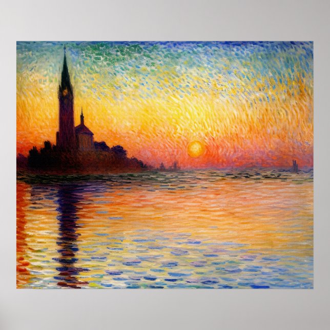 Póster San Giorgio Maggiore en Dusk (Frente)