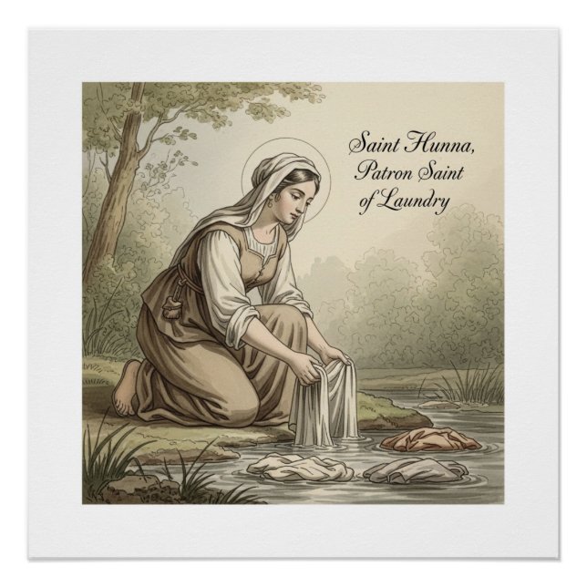 Póster San Hunna, Santo Patrón de la Colada (Anverso)