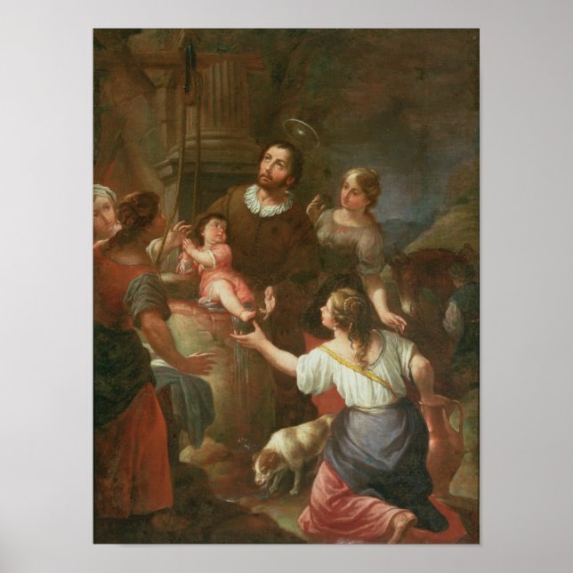 Póster San Isidore y el milagro en el pozo (Frente)