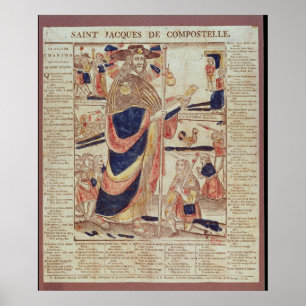 Póster San Jaime de Compostela, c.1824
