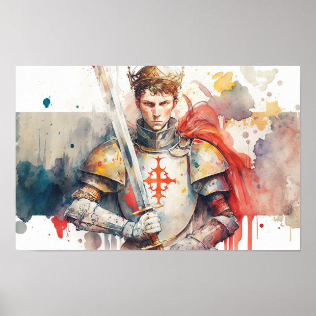 Póster San Jorge: Defensor de la Fe (Frente)