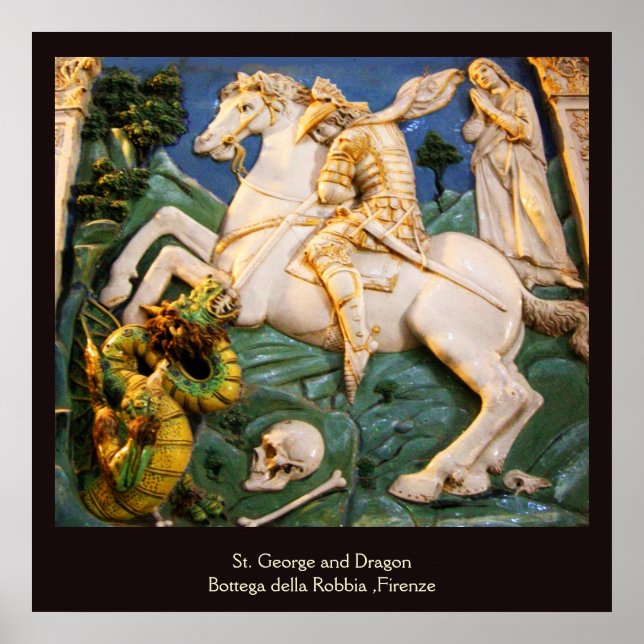 Póster San Jorge, Dragón y la Princesa (Frente)