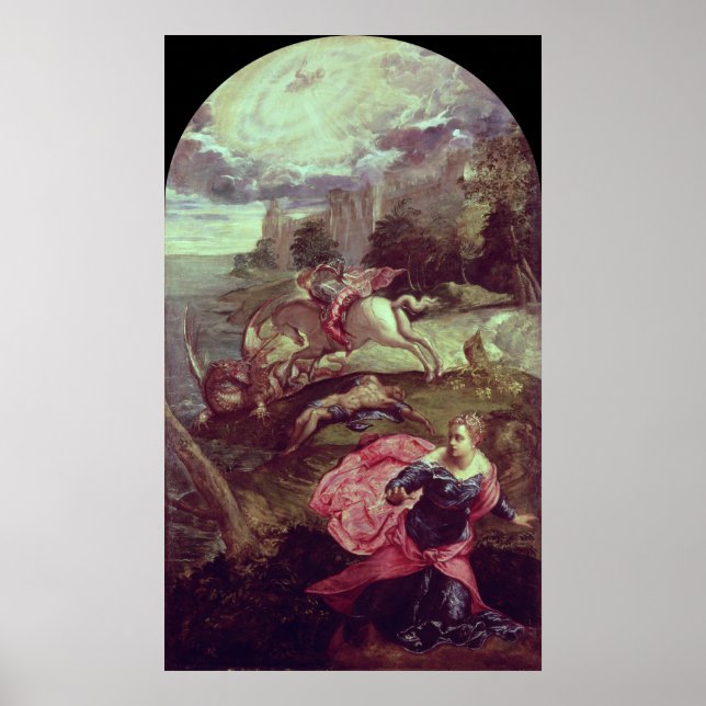 Póster San Jorge y el dragón (Frente)