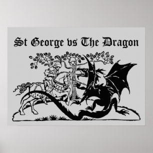 Póster San Jorge y el dragón
