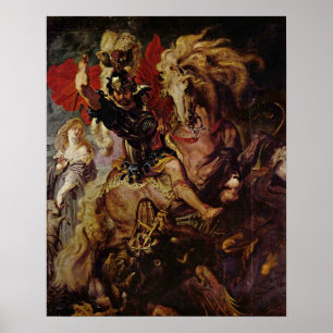 Póster San Jorge y el dragón