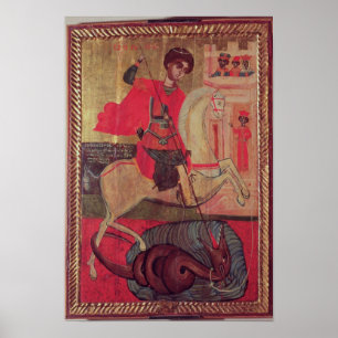 Póster San Jorge y el Dragón, 1667