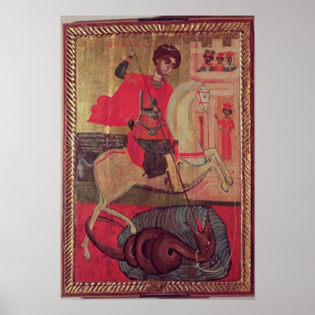 Póster San Jorge y el Dragón, 1667 (Frente)