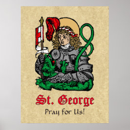 Póster San Jorge y el Dragón (Nuremberg)