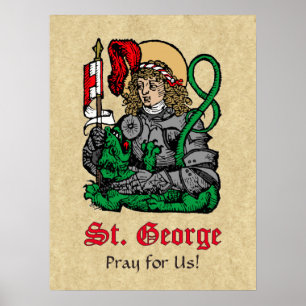 Póster San Jorge y el Dragón (Núremberg)
