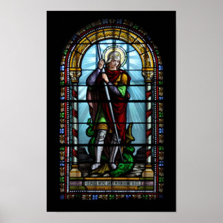 Póster San Jorge y la huella del dragón