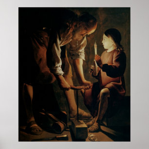 Póster San José, el carpintero
