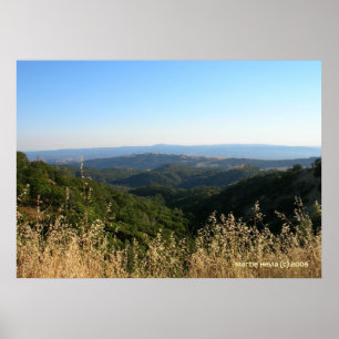 Póster San Jose Foothills Dry Grass