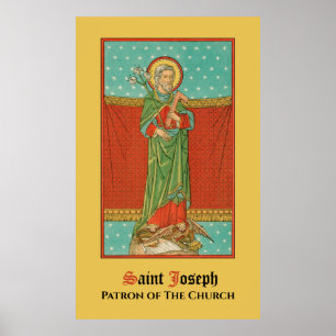 Póster San José, Protector de la Iglesia (VVP 09)