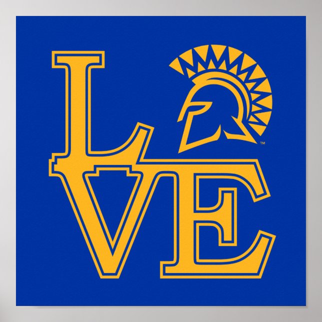 Póster San Jose State Love (Frente)