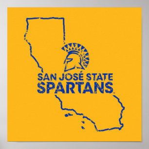 Póster San Jose State Spartans Love