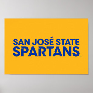 Póster San Jose State Spartans Wordmark