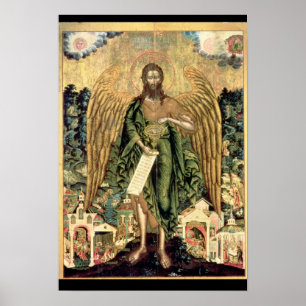 Póster San Juan Bautista, Ángel de la Silvestre