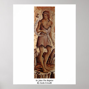 Póster San Juan Bautista De Carlo Crivelli