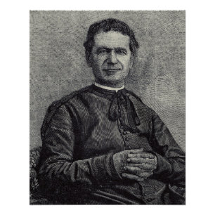 Póster San Juan Bosco Patrono de la Juventud Arte Católic
