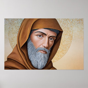 Póster San Juan de Damasco: Luz de la Sabiduría Sagrada
