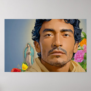 Póster San Juan Diego Messenger de los Rosas