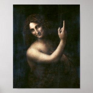 Póster San Juan el Bautista, Leonardo da Vinci