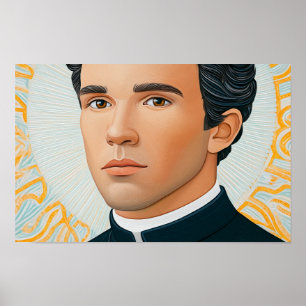 Póster San Juan Neumann: Pastor de Fe y Servicio