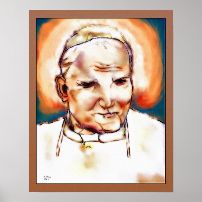 Póster San Juan Pablo II (Frente)