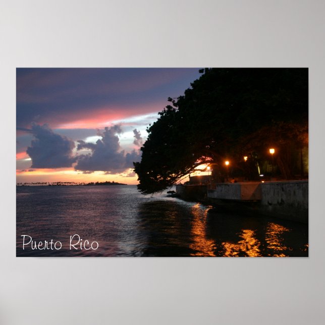 Póster San Juan, Poster de Puerto Rico (Frente)